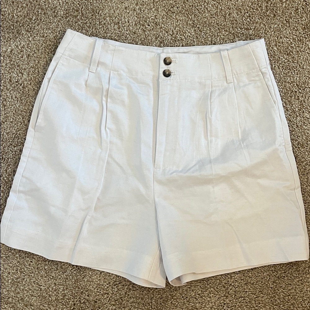 Madewell the Drapey Twill Pleated Shorts - Picture 9 of 13